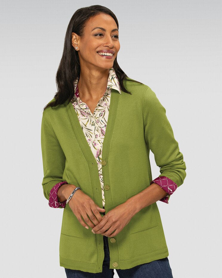 Madison V-Neck Cardigan image number 1