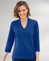 Prima™ Cotton Solid Narrow-V Tee thumbnail number 1