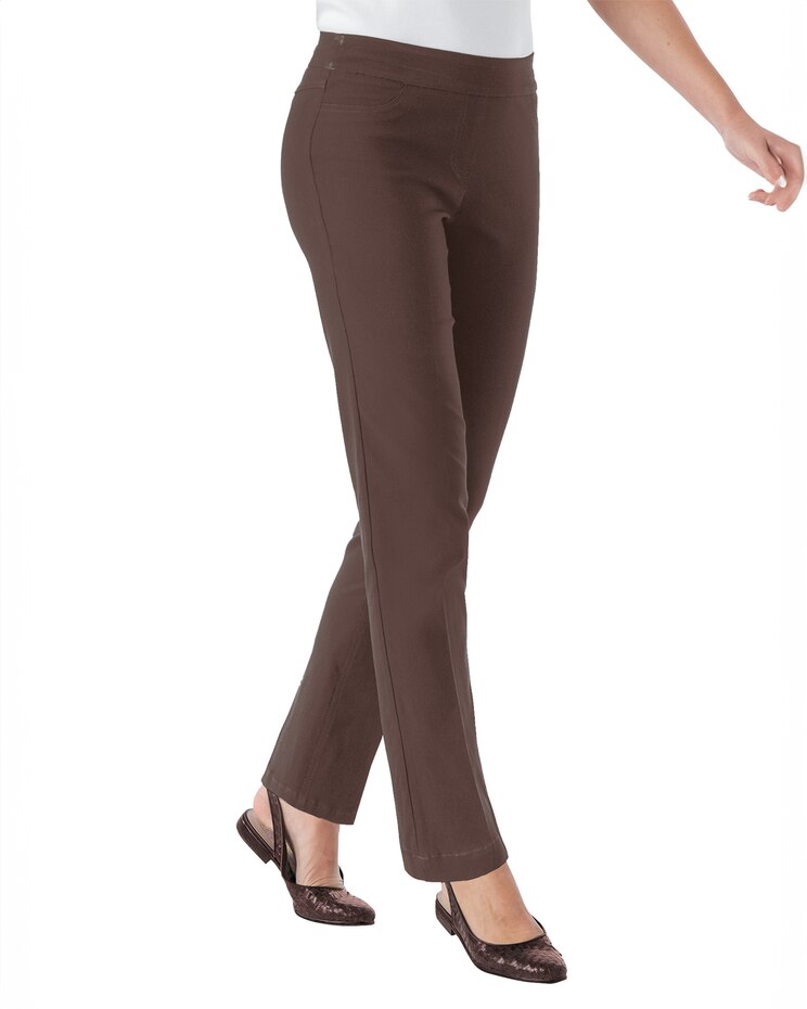 SlimSation® Straight-Leg Pants image number 1