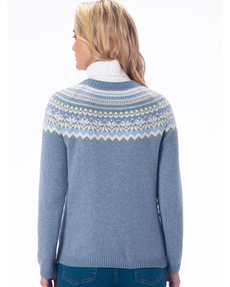 Fair Isle Yoke Sweater image number 2