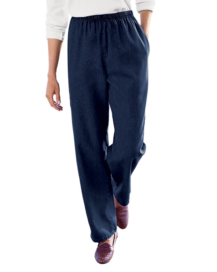 Tencel/Cotton Easy Pants image number 1