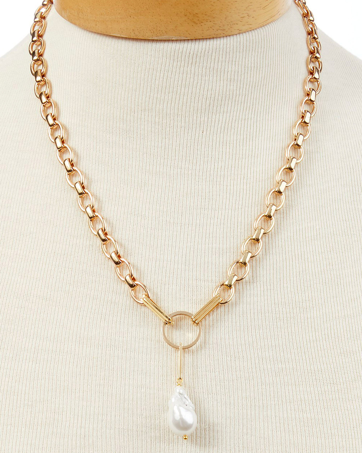 Baroque Pearl Necklace image number 1
