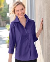 Foxcroft Perfect-Fit Three-Quarter-Sleeve Shirt thumbnail number 1