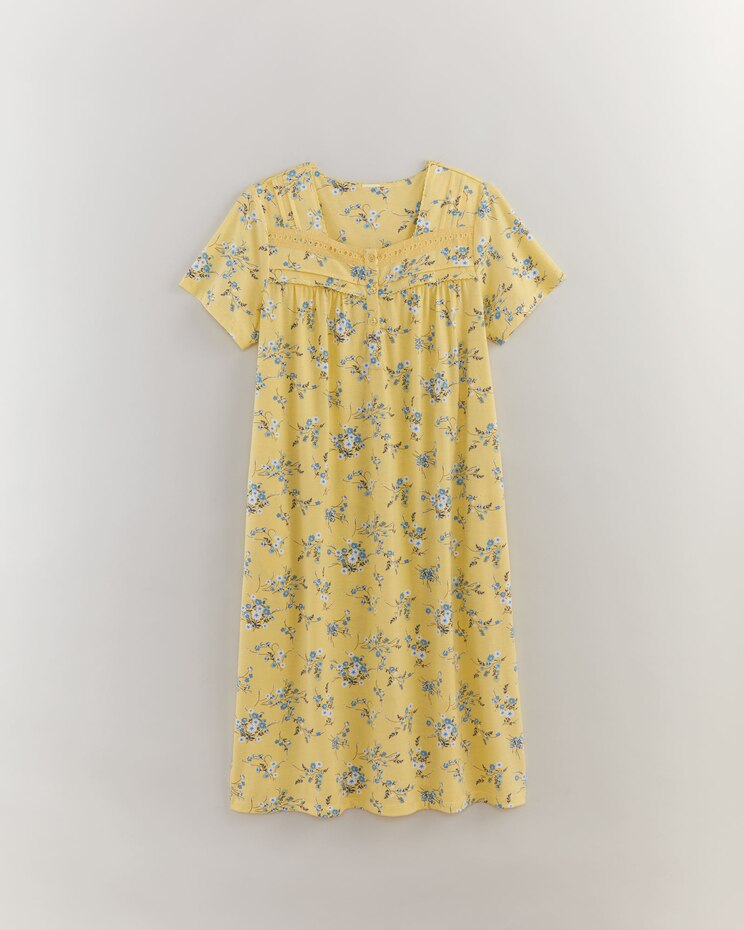Lace and Pintuck Nightgown image number 1