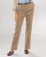 Stretch Wide-Wale Corduroy Fly-Front Pants thumbnail number 1