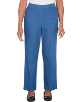 Alfred Dunner® Lavender Fields Denim Pull On Short Length Pant thumbnail number 1