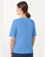 Prima™ Cotton Ultimate Elbow-Sleeve Tee thumbnail number 2