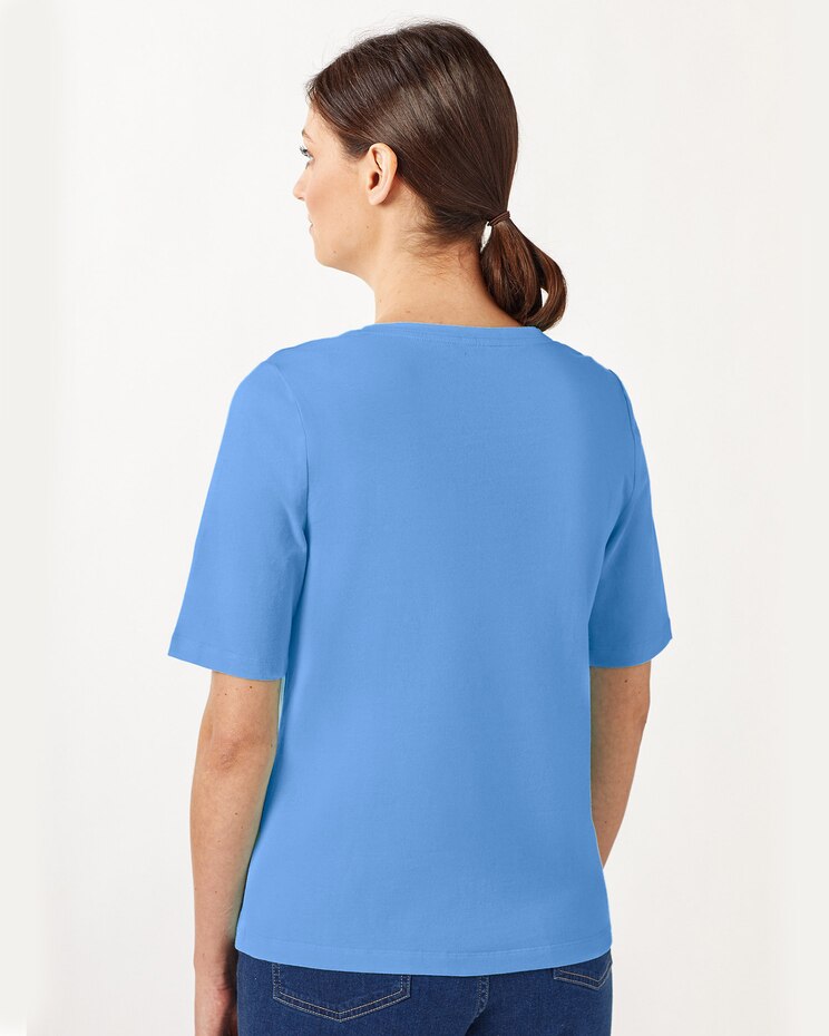 Prima™ Cotton Ultimate Elbow-Sleeve Tee image number 2