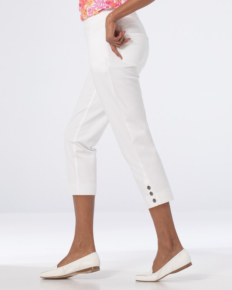 SlimSation Side-Button Capris image number 2