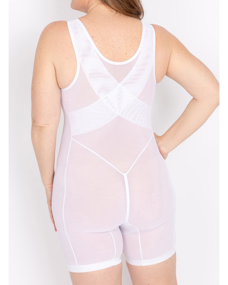 Instant Shaping Satin Cup Long Leg Body Briefer image number 2
