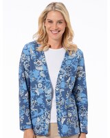 Kate Jacobean-Print Everyday Knit Cardigan thumbnail number 1