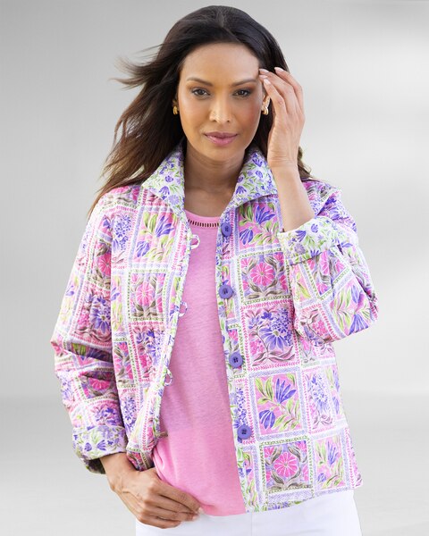 Fresh Flowers Reversible Jacket