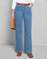 DreamFlex Comfort-Waist Relaxed Straight Leg Jeans thumbnail number 1