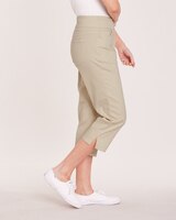 DenimEase Flat-Waist Capris thumbnail number 2