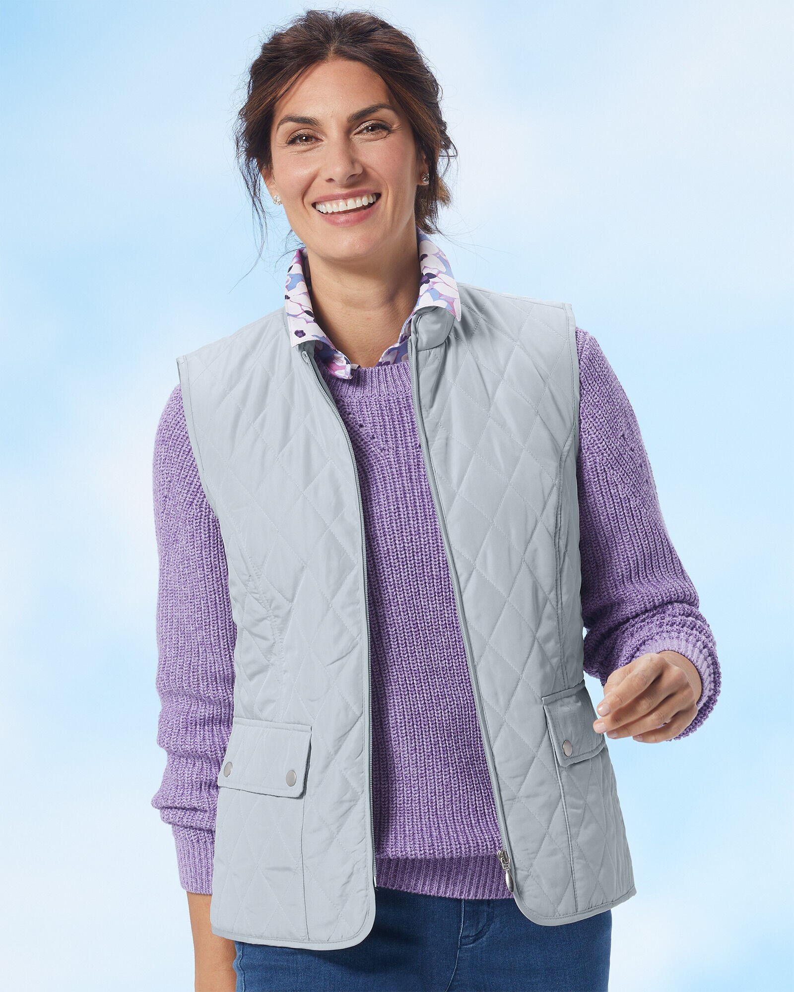 Berkshire Solid Quilted Vest | Appleseed's