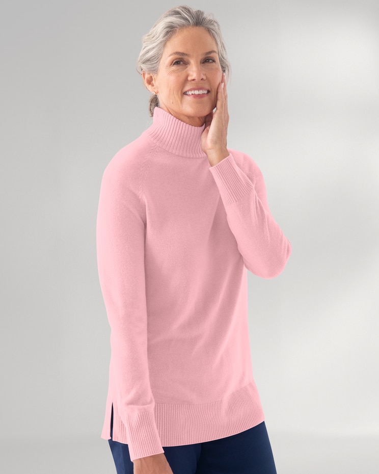 Spindrift Mock Neck Long Sleeve Sweater image number 1