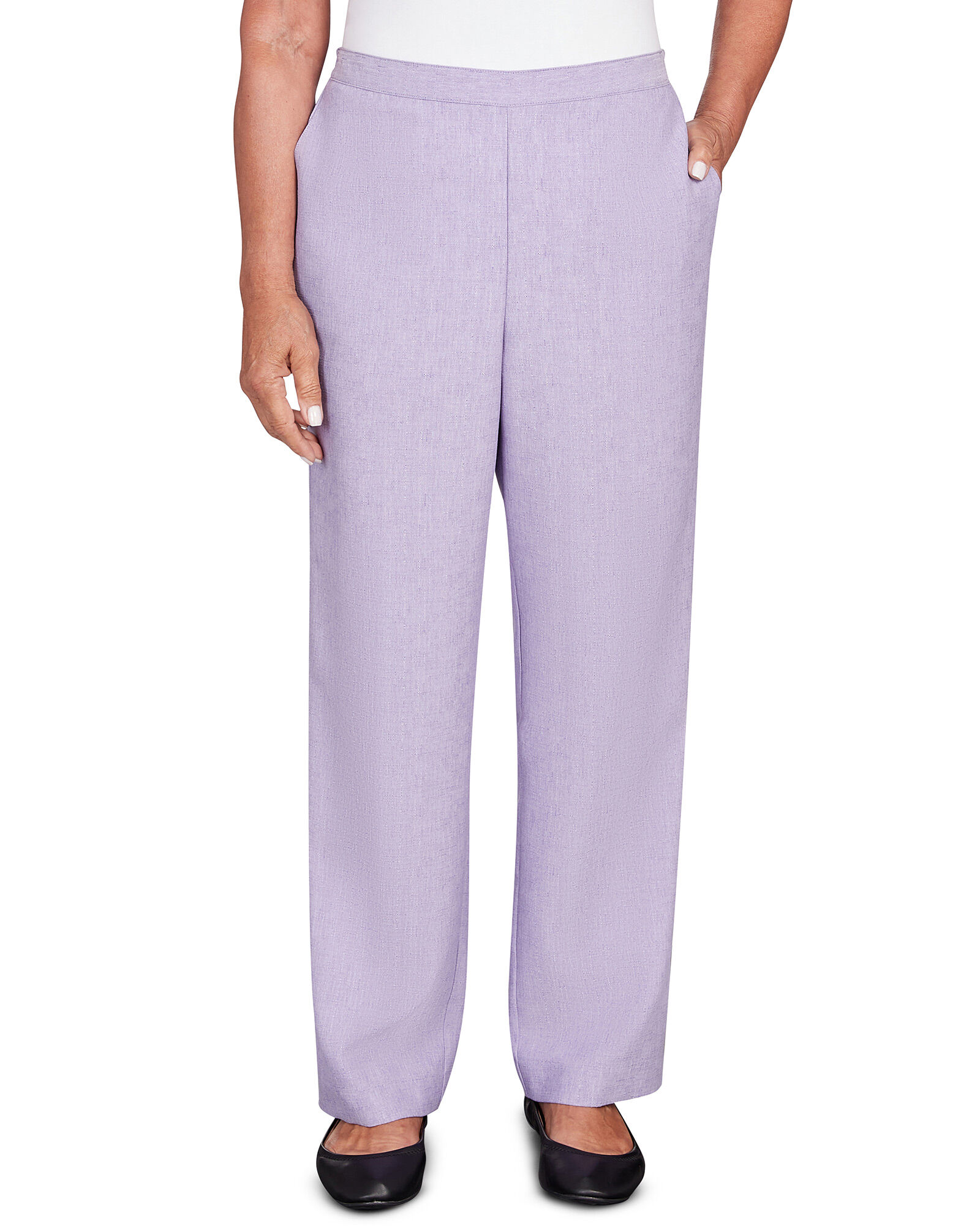 Alfred dunner store pants flat front