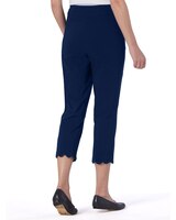 Scallop-Hem Cropped Pants thumbnail number 2
