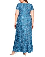 Long Rosette A-Line Gown  thumbnail number 5