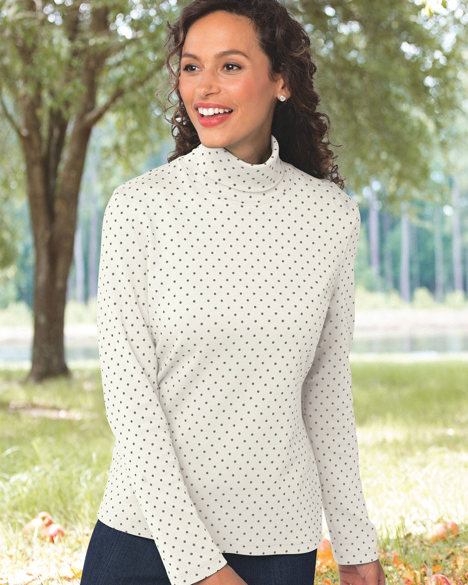 Dot Turtleneck