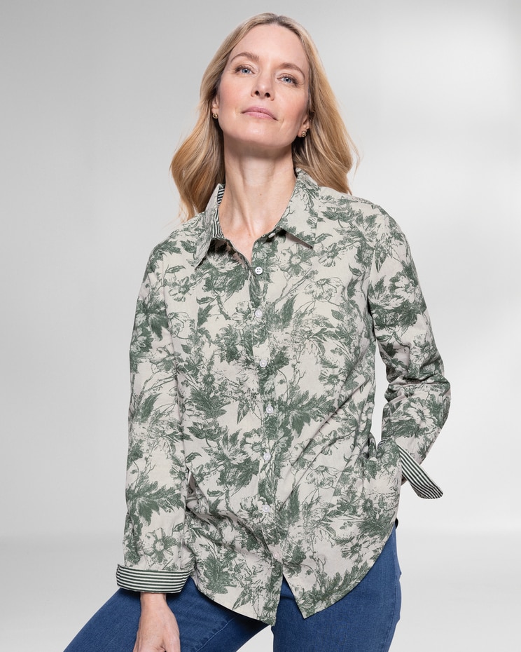 Toile & Stripe Shirt image number 1
