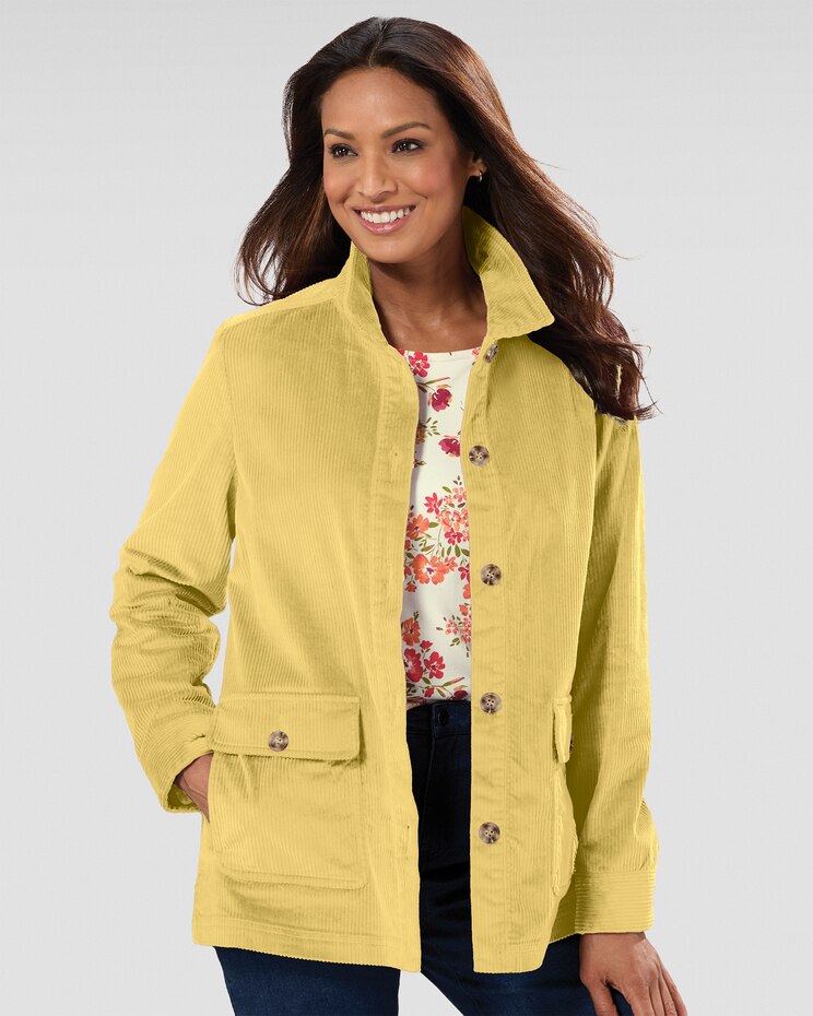 Wide-Wale Corduroy Shirt Jacket image number 1