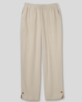 Captiva Button-Hem Cropped Pants  thumbnail number 2