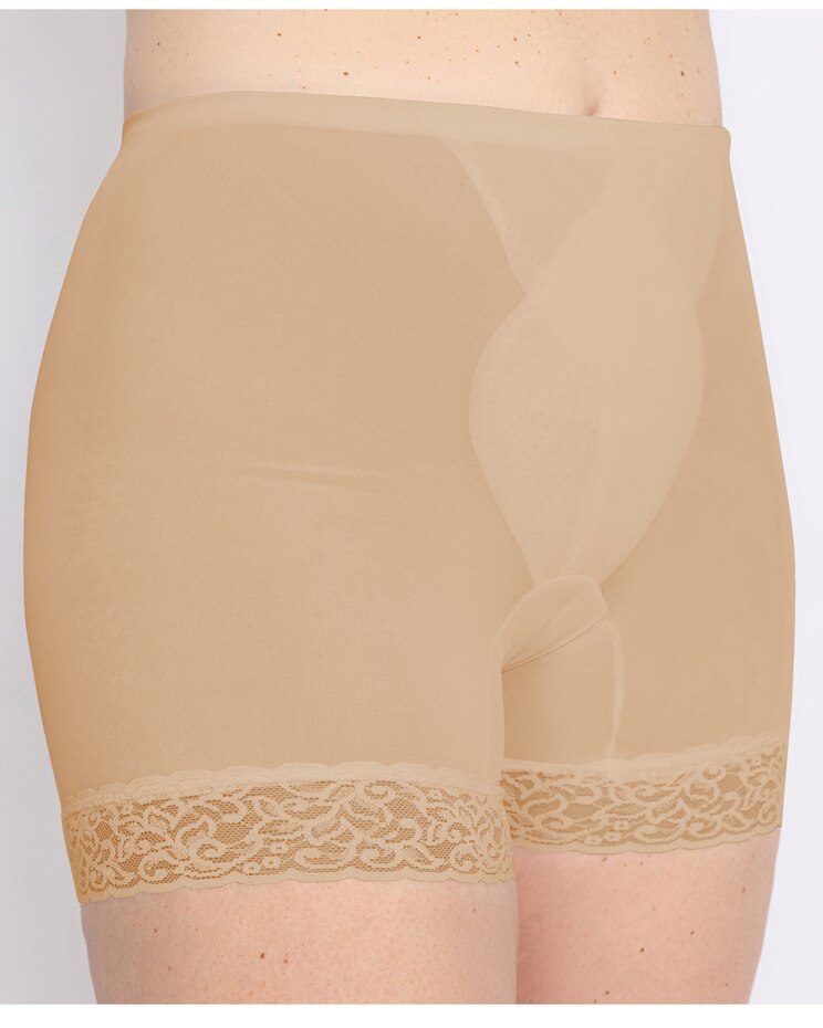 Instant Shaping Long Leg Firm Control Shaper with Lace image number 1