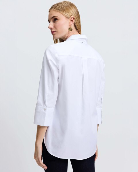 Foxcroft Madison Essential Pinpoint Non-Iron Tunic