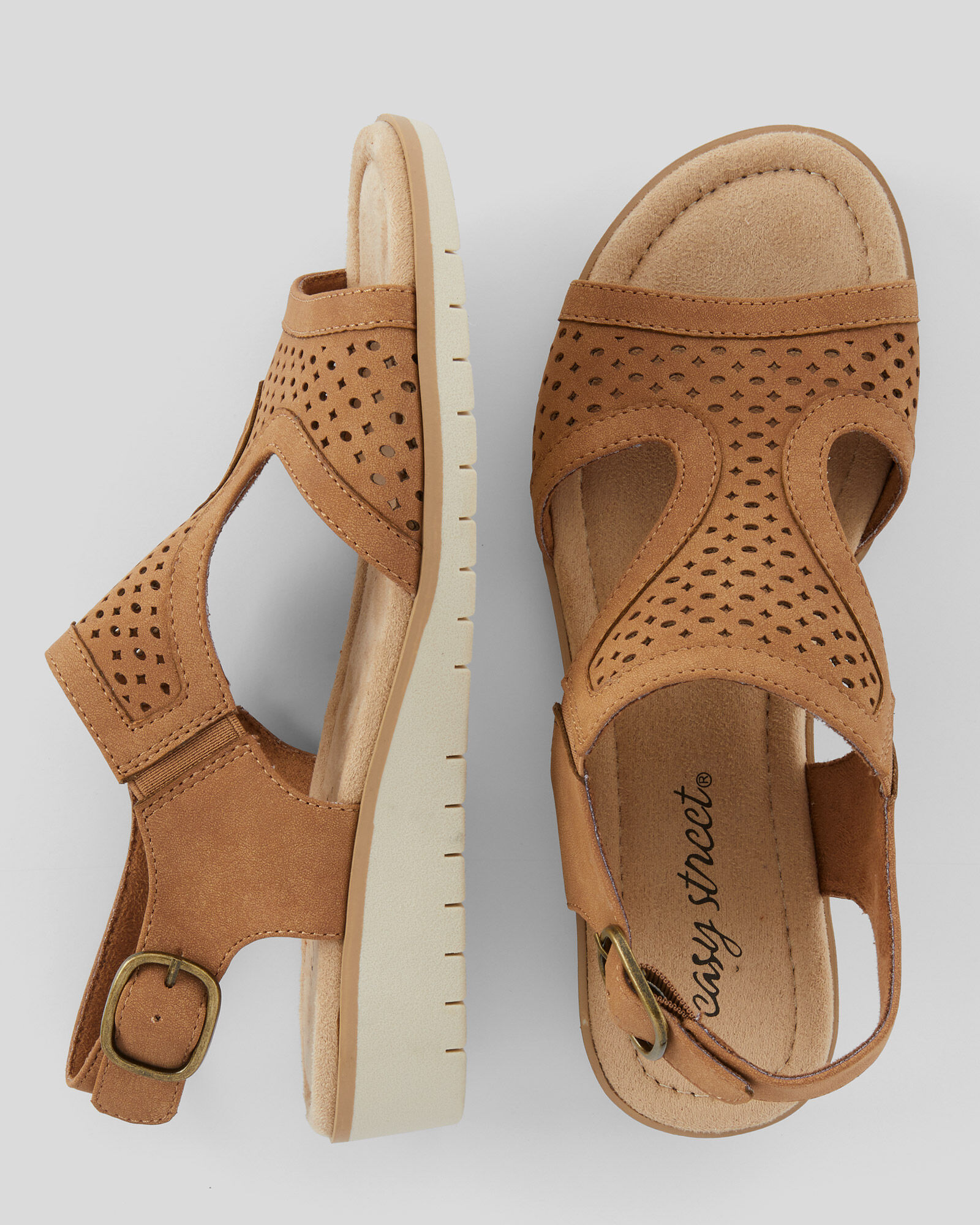 Easy Street Alba Wedge Sandal Appleseed s