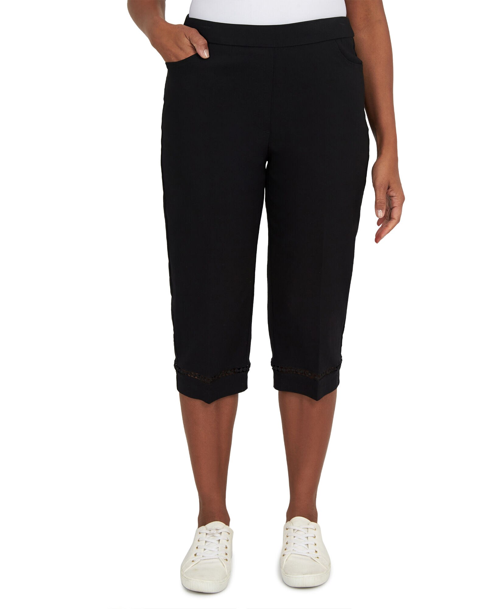 Alfred Dunner Summer In The City Lace Allure Clamdigger Capri