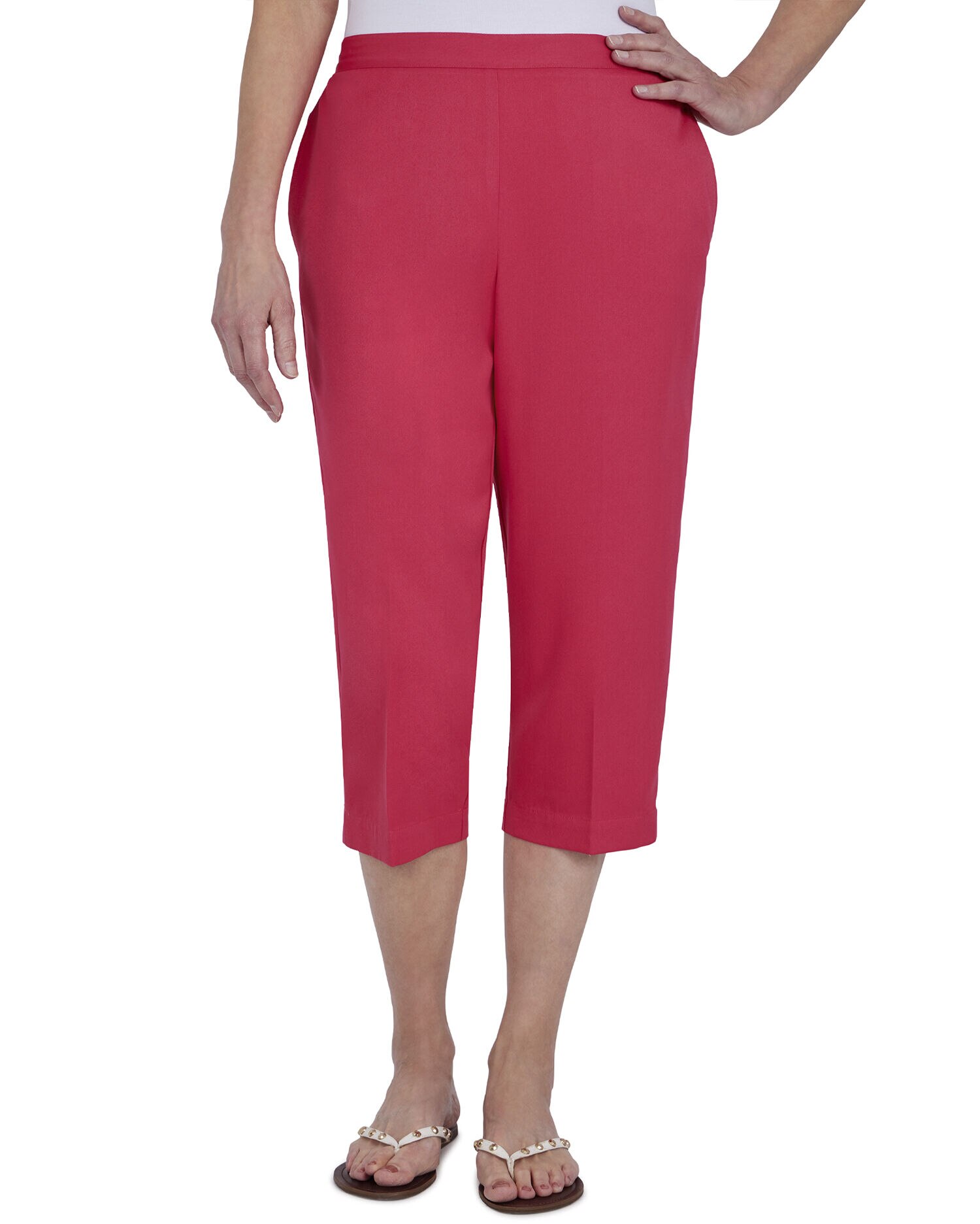 Alfred dunner capris elastic waist new arrivals