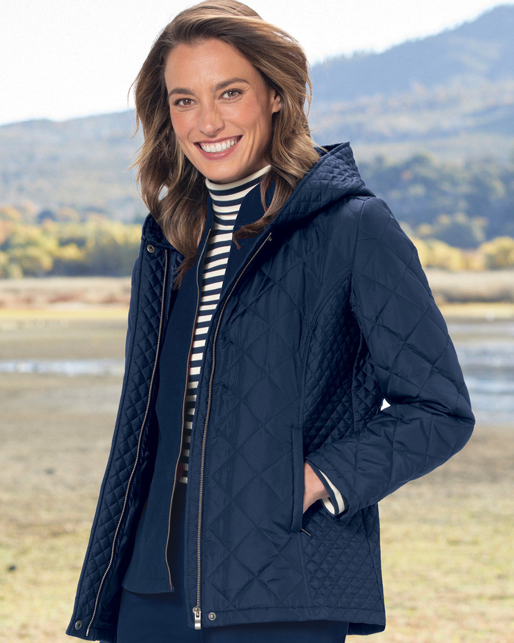 Hooded Quilted Jacket image number 2