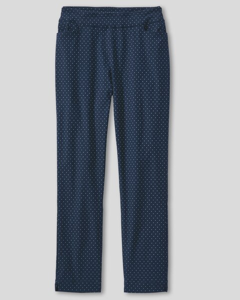 SlimSation® Dot 4-Pocket Ankle Pants
