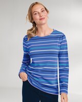 Essential Cotton Striped Tee thumbnail number 1