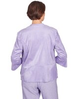 Alfred Dunner® Isn't It Romantic Suede Flutter Sleeve Jacket thumbnail number 2