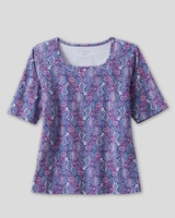 Prima™ Cotton Bold Batik Square-Neck Tee thumbnail number 2