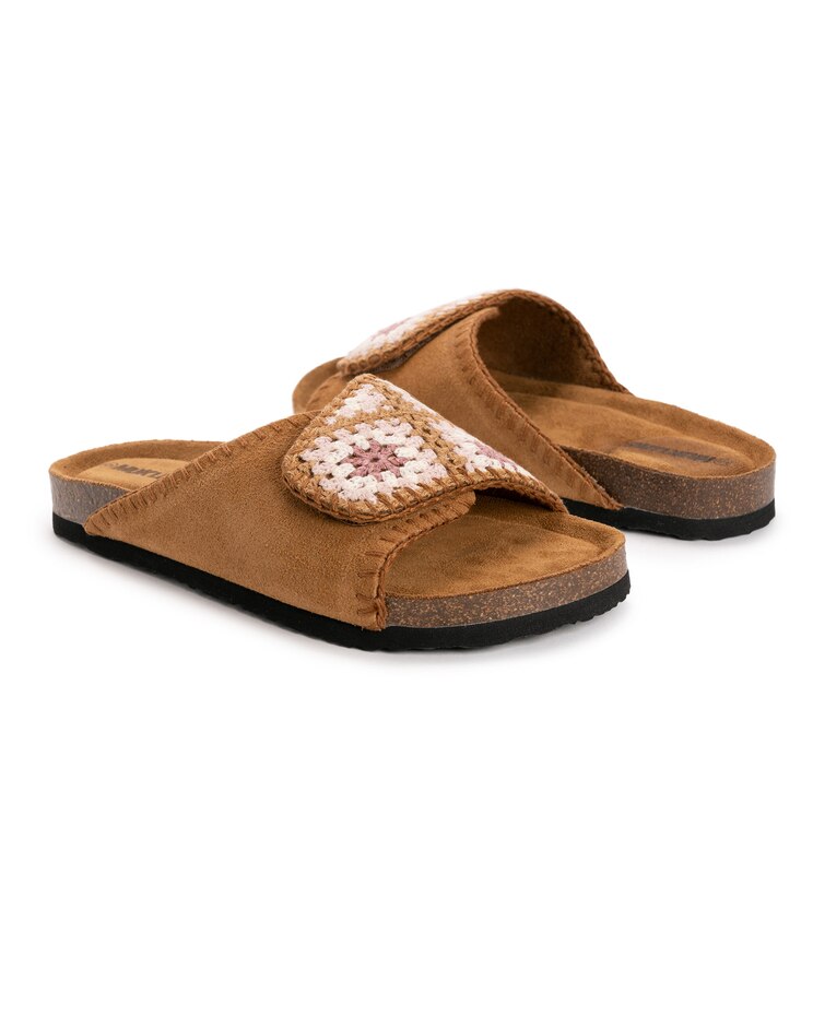 MUK LUKS® Women's Gigi Crochet Slide Sandal image number 1