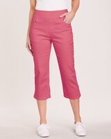 DenimEase Flat-Waist Capris thumbnail number 1