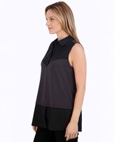 Foxcroft Sasha Knit-Woven Layering Tank thumbnail number 7