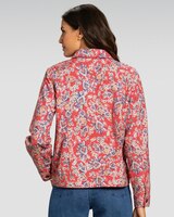 DreamFlex Highland Floral Jean Jacket thumbnail number 2