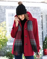 London Fog Wool Scarf Coat thumbnail number 1