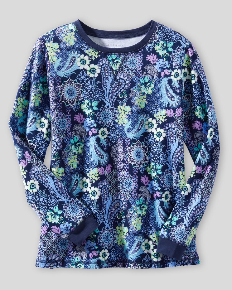 Everyday Knit Paisley Sweatshirt image number 1