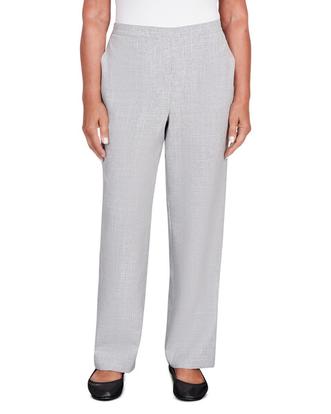 Alfred Dunner® Isn't It Romantic Plaid Pull On Average Length Pant