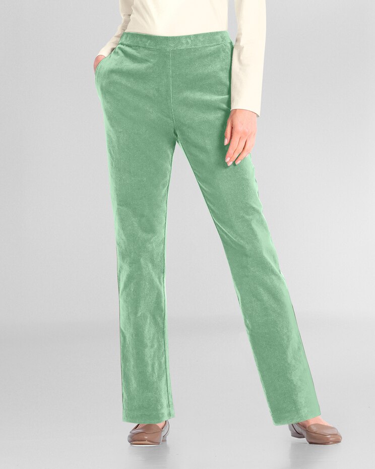 Stretch Pincord Pull-On Pants image number 1