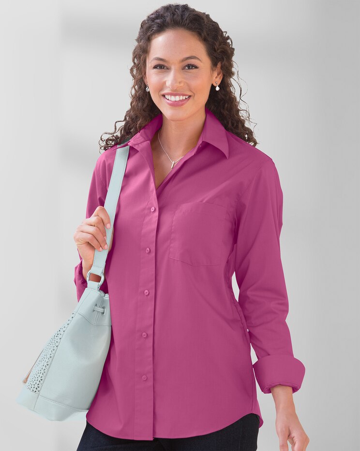 Foxcroft Classic-Fit Solid Shirt image number 1