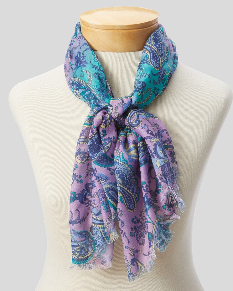Ombré Paisley Scarf image number 1