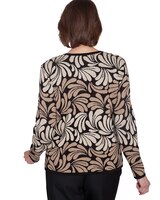 Alfred Dunner® Classics Geometric Ombre Scroll Top thumbnail number 5