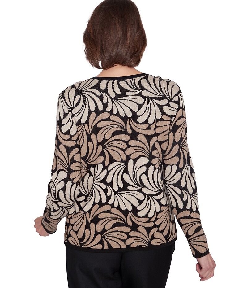 Alfred Dunner® Classics Geometric Ombre Scroll Top image number 5