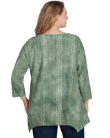Ruby Rd® Paisley Patch Knit Sequin Top Shark thumbnail number 2